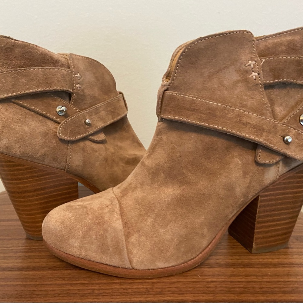 Beautiful tan suede Rag'n'Bone booties size 36.5